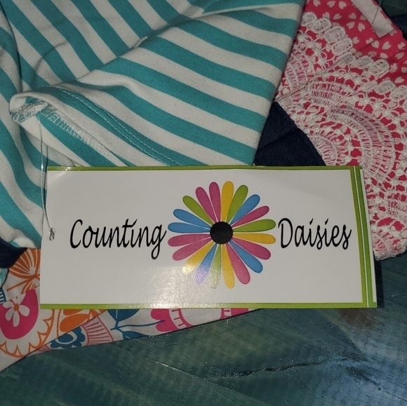 Pretty Stripes and Flowers Dress New - Picture 3 of 4